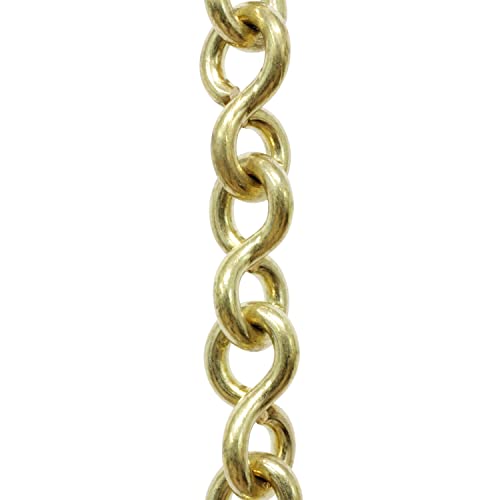 Image of RCH Hardware CH-20-PB-3 Brass Chandelier Chain, Polished Brass (3 Feet)