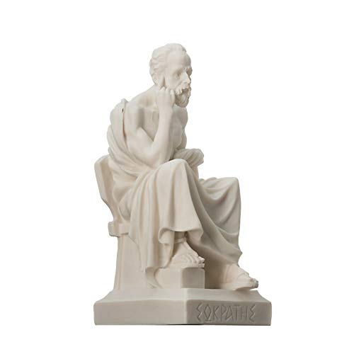 Estatua de Sócrates figura decorativa de 17 cm miniatura 2