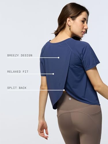 Image of CAVA Overlap Tee for Women | Split Back Mesh Design, Moisture-Wicking, 4-Way Stretch, Anti-Odour, Quick Dry | Activewear T-Shirt