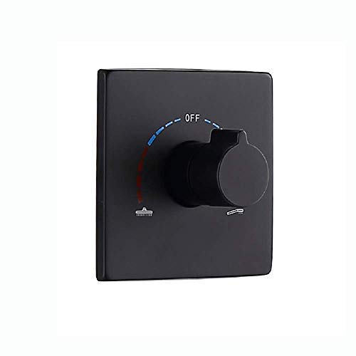 Système de douche avec douchette à main et ensemble de douche noir de luxe - 4