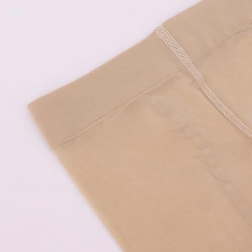 Image of Erinaco Women's Flower Pattern Sheer Footed Pantyhose Control Top Tights Stockings with Reinforced Toes
