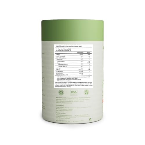 Image of Supply6 Fibre+ Digestive Support & Debloat Health Powder | Prebiotic & Soluble Fiber Supplement, Gut Health & Bloating Relief | No Added Sugar, Non-GMO Sachets (Orange Burst, 15 Servings)