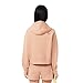 Lacoste Women's Short Cut Cutton Hoodie, Latte, 2
