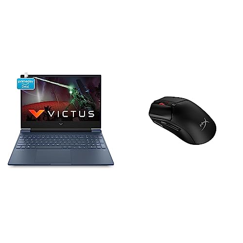Image of HP Victus Gaming Laptop 12th Gen Intel Core i5-12450H 15.6 inch(39.6 cm) FHD IPS Gaming Laptop & HyperX Pulsefire Haste 2 BLK Wireless