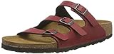 birkenstock florida weichbettung mocca  BIRKENSTOCK Florida Fresh[Slipper] Größe 37 EU Rot (ROT)