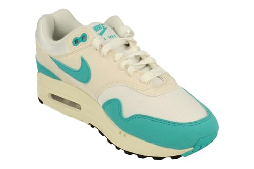 Image of Nike Air Max 1 Women's Shoes (DZ2628-107, White /Phantom /Coconut Milk /Dusty Cactus) Size 7.5