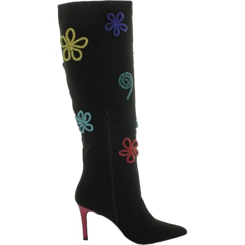 Betsey Johnson Womens Embellished Tall Knee-High Boots2