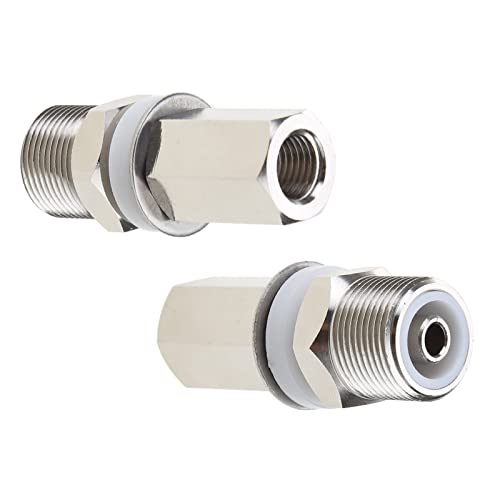 Image of Antenna Adaptor Surecom S215 3 /8'-24 to SO239 Heavy Duty Stud Antenna Mount Adapter Adaptor for Any 1 /2 inch Hole