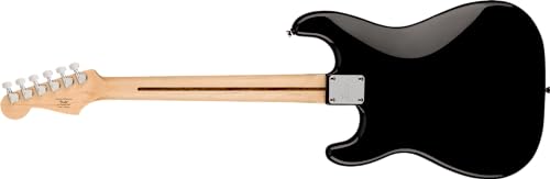 Squier Sonic Stratocaster HT H Electric Guitar, Black, Laurel Fingerboard, Black Pickguard by Fender - Used condition - Image 2