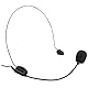 Trevi EM 408 UHF Set von kabellosen Mikrofonen UHF mit Bügel und Clip, universeller Empfänger 6,3 mm Klinke, ideal für Präsentationen, Karaoke und Unterricht, Betrieb bis zu 20 Meter