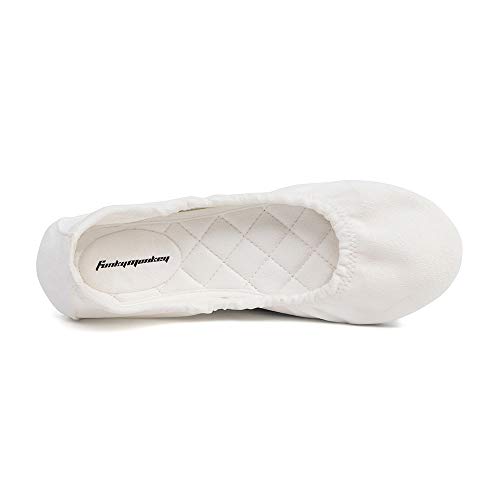 Image of FUNKYMONKEY Women's Ballet Flats Soft Round Toe Comfortable Shoes