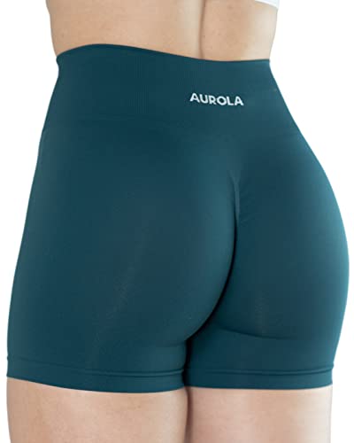 Image of AUROLA Dream Collection Women Workout Shorts High Waist Gym Shorts, Scrunch Butt Seamless Athletic Shorts