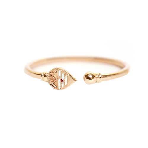 Image of Unisex panchaloha /Impon /Five metal bracelet /kaapu /kada - Vel & Balls | Balls vel kaappu