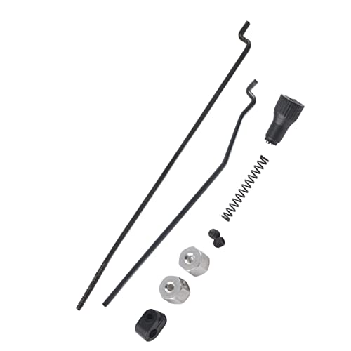 FUZHUI 02056 RC Metal Throttle Brake Assembly, Compatible with HSP 94108 1/10 RC Model Car, High Performance Throttle Brake Lever Set, Easy to Install and, Black