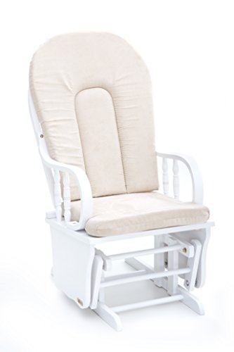 My_Living Douglas Dondolo, Poliestere, Bianco, Singolo, 68x50x107 cm