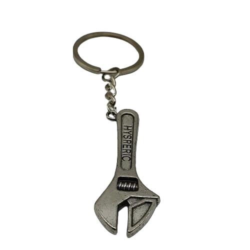 IZROLO Wrench Tool 1 Wrench Keychain Vintage Gift Men's Car Key Wrench Keychain Pendant Portable Keychain