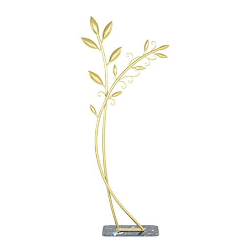 Porte-manteau moderne métal doré arbre pour rangement chambre et entrée