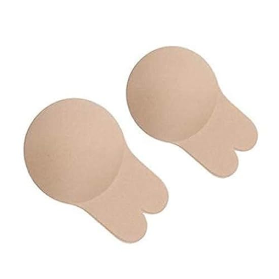 Women's & Girls Nipple Cover Strapless Bra 2 pcs Instant Breast Lift Sticky Bra Backless Invisible Push up Self Adhesive Breast Petal Reusable Silicone Breast Lift Up Wire Free Bra Multicolour-picture-14