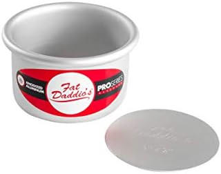 Fat Daddio's Round Cheesecake Pan, 3 x 2 Inch, Silver