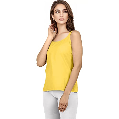 Image of Cotton Short Camisole Non-Stretchable Slip for Women | Short Kurti Slip | Short Camisole | Half-Length Lining | Waist Length Inner | Sameez | Samij(Half Slip)