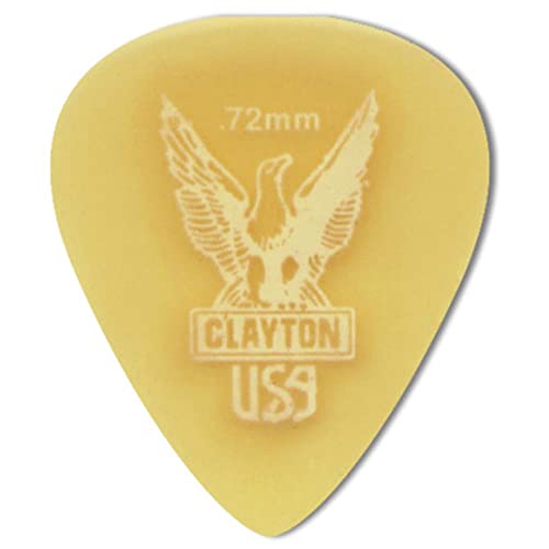 Clayton Us72 Ultem Standard .72 mm médiators - Les Beatles, Paul McCartney, John Lennon, RIngo Starr, George Harrison Clayton Us72 Ultem Standard .72 mm médiators