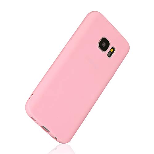 Technext020 Galaxy S7 Pink Case, Galaxy S7 Case Silicone Protective Back Cover Slim Fit Samsung Galaxy S7 Bumper #TOP5