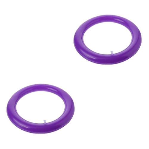KOMBIUDA 2pcs Stable Yoga Ball Fixing Ring Base Lightweight Yoga Ball Holder for Home Gym Round Base Stand