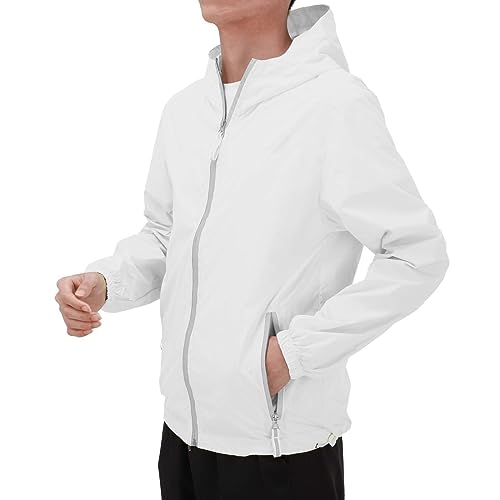 Raincoats de mujer y hombre con capucha impermeable y suelta 2