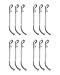 EMIHO 12 Pcs Tool Box Drawer Slide Retaining Keeper Clips Early 2 Inch Double Loop Style Fit for Napa Mac Matco Proto Toolbox Sears Craftsman