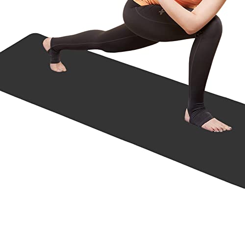Image of Yoga Mats For Women and Men Exercise For Home Workout Gym Anti Slip EVA Material Yoga Mat 4Mm For Kids Gym Mats (Black, 4 mm)
