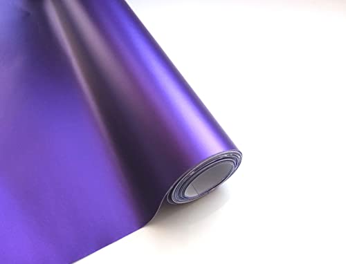 Film covering violet mat chrome thermoformable adhésif pour une pose sans bulle