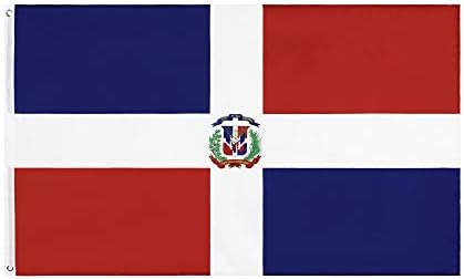 ANJOR Dominican Republic Flag 3x5Fts - Dominican Flags With Brass...