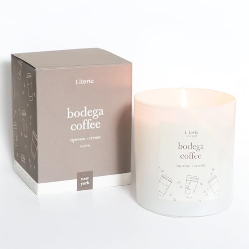 Literie Premium NYC Inspired Scented Candle: Bodega Coffee - Espresso