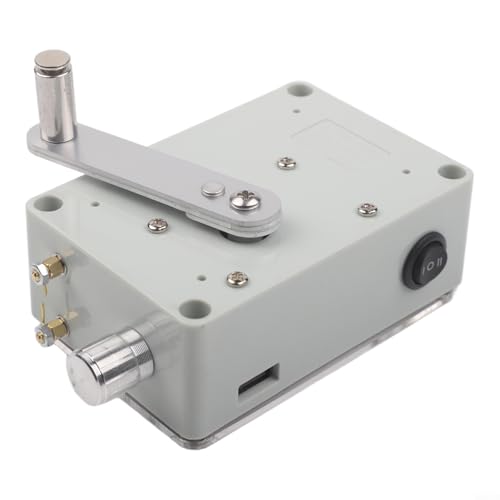 Générateur manuel portable de camping avec chargement USB et lampe COB 1,2V - 8