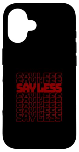�}���[�� ���b�h �o�[�K���f�B �J���[ Say Less-v2 �o�[�K���f�B �O���t�B�b�N �X�}�z�P�[�X iPhone 16 �p