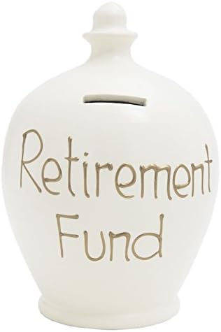 Authentic Terramundi Money Pot - Cream with Retirement Fund (S12) - NOT FAKE SPANISH POTS