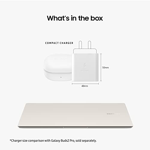 Image of SAMSUNG 14 inch Galaxy Book3 Pro Laptop Computer, 13th Gen Intel Core i7-1360P Processor / 16GB / 512GB, 3K AMOLED Screen, 120hz, Fingerprint Reader, FHD Webcam, 2023 Model, NP940XFG-KA2US, Beige