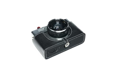 Housse Olympus 35 DC cuir noir pour éviter les rayures