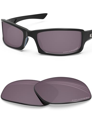 Image of BLAZERBUCK Anti-salt Polarized Replacement Lenses for Oakley Fives Squared(4+1) OO9238 Sunglasses - Grey Iridium