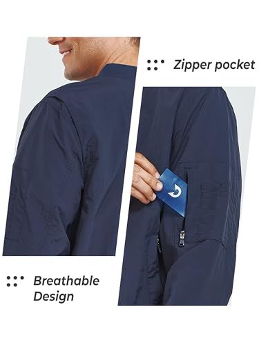 NORTHYARD Men's Bomber Jacket Lightweight Casual Windbreaker Zip Up Fashion Windproof Coat Spring Fall4