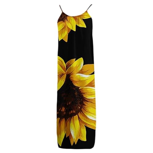 Robe d'été confortable à dos ouvert et bretelles réglables