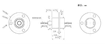 Taidacent High Speed Ball Conductive Slip Ring 12 Wire 2A Collector Ring Rotating Joint Rotary Connector Rotary Electrical Contact Commutator