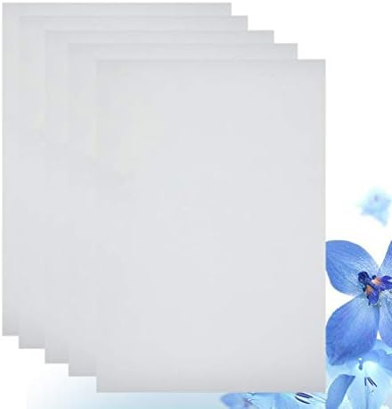CHUNCIN - 5pcs Shrink Films Printable White Shrink Art Papers Sheets Art and Craft Supply DIY Drawing Project for Kids Classroom Teachers (White) 3 31tAamnMjML. AC