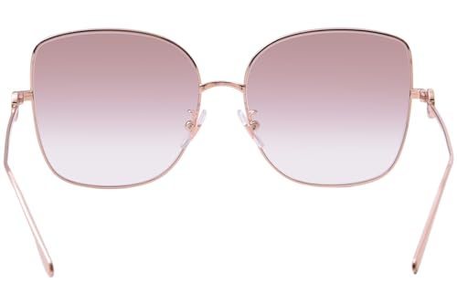 Tory Burch TY6106D 335313 Sunglasses Women's Rose Gold/Light Brown Gradient 60mm4