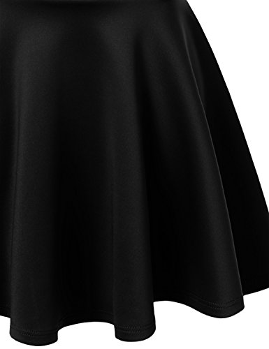 CTC Womens Basic Versatile Strechy Flared Skater Skirt - Made in USA3