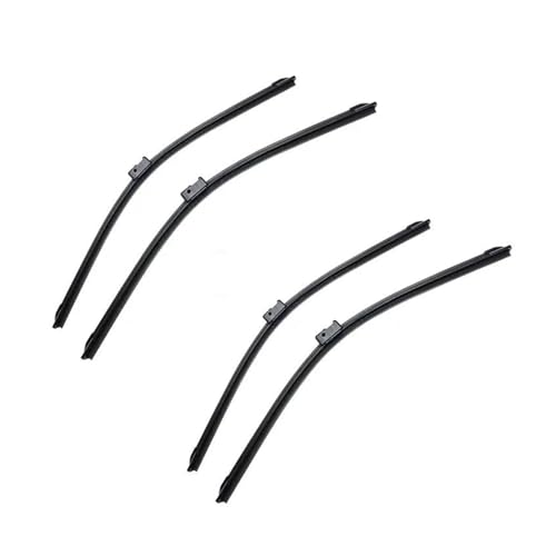 Silenciosas Para Sharan 7M 2001 2002 2003 2004 2005 2006 2007 2008 2009 2010 Limpiaparabrisas Delantero De Coche Accesorios De Parabrisas De Goma(4 PCS)
