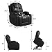 OBBOLLY Electric Power Lift Recliner Chair for Elderly with Massage & Heat, Motorized Recliner Sofa for Living Room with Remote Control, USB Port, Side Pockets, Home Theater Chair