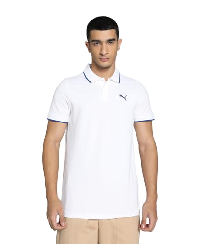 Image of Puma Men's Solid Slim Fit T-Shirt