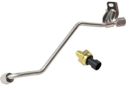 Exhaust Back Pressure EBP Sensor and EGR Tube Compatible with 2008-2010 Ford Powerstroke Diesel 6.4L Replaces OE# 8C3Z9J460A DPFE-8 1846480C2