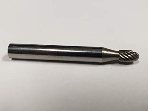 Fresa Carburo Sólido Grano Micro Long Regular E SE-3 3/8 in miniatura 3